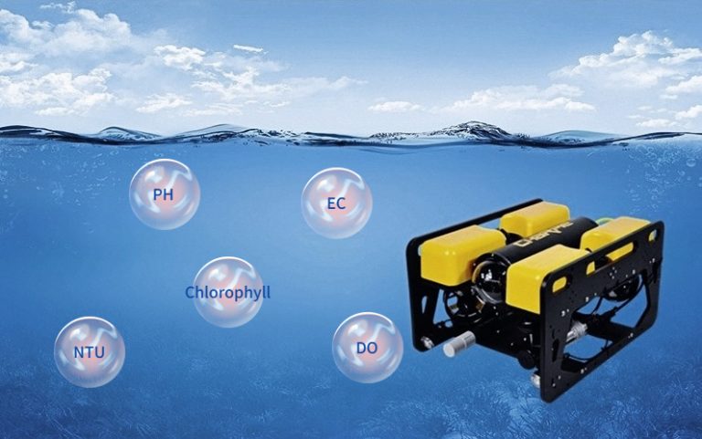 Water Submation Rov ROV for Water Quality Monitoring | Real-time Sensor Data