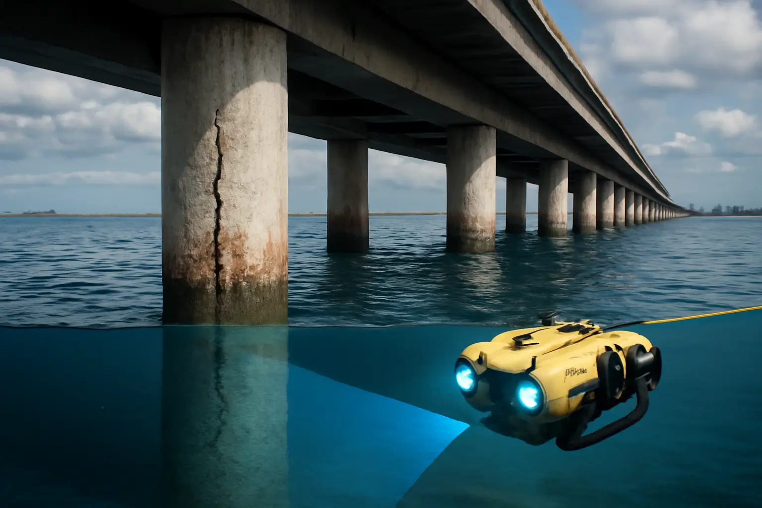 Bridge pier inspection