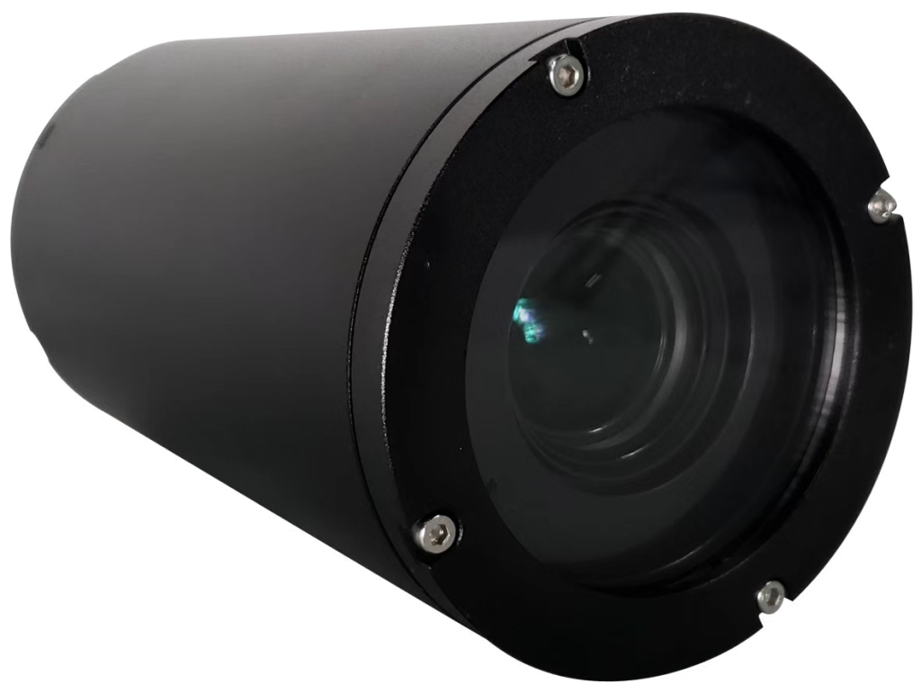 A 4K underwater camera lens, featuring low-light and wide-angle photography.