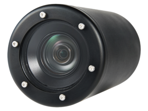 Industrial Underwater Zoom Camera with waterproof housing for deep-sea monitoring - Closeup Front View