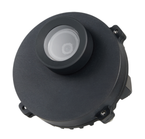 Underwater OAK Monocular AI Camera in waterproof housing - Low-Angle Front View