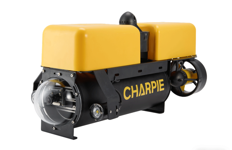 Mini pipe ROV engineered for inspections in confined underwater environments such as pipelines and narrow channels,Three Quarter View