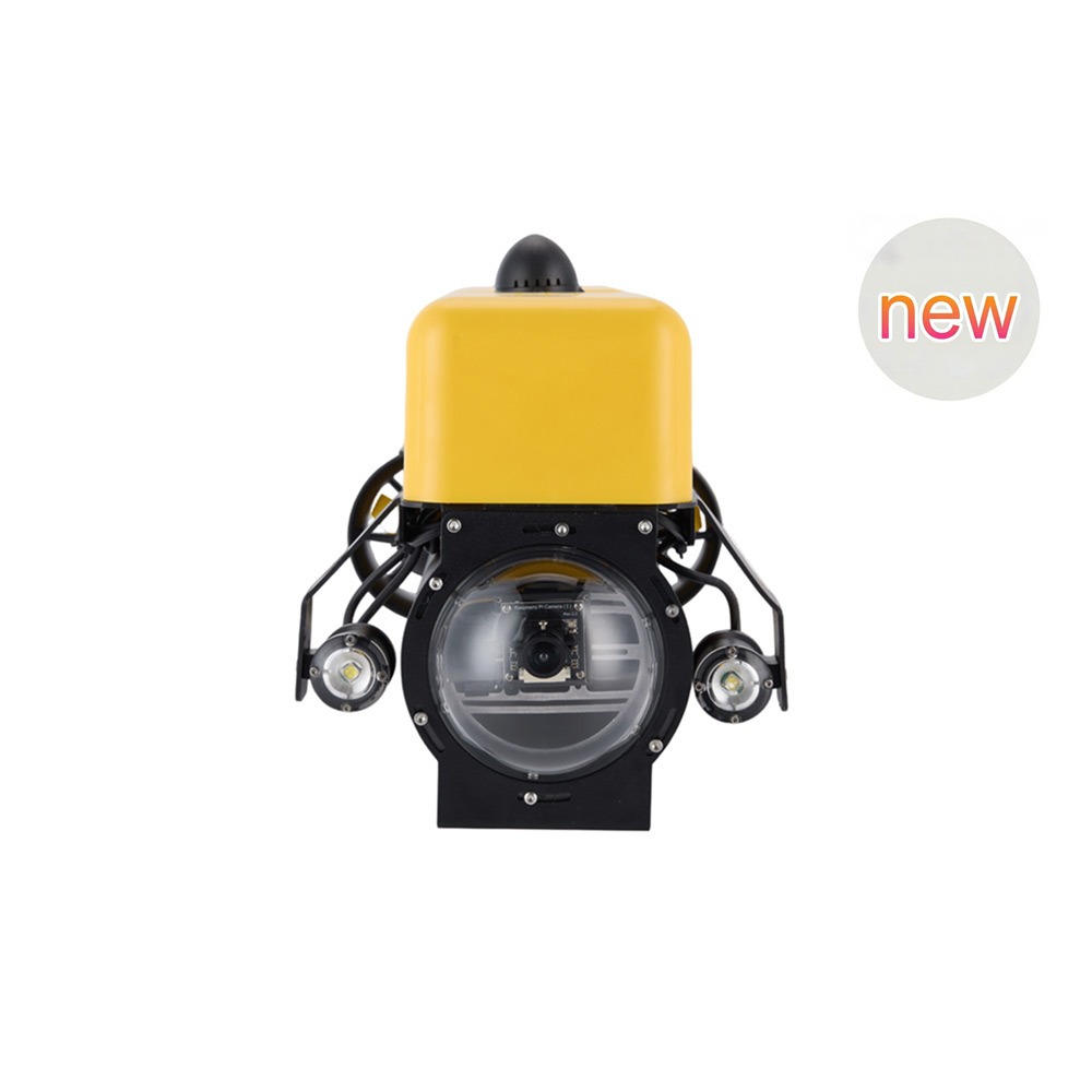 Mini pipe ROV engineered for inspections in confined underwater environments such as pipelines and narrow channels,Front View-new