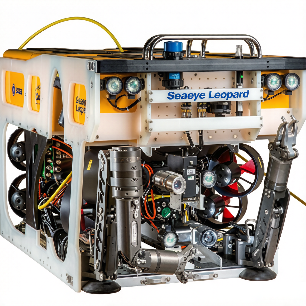 Physical Images of Multi-Light and Multi-Camera Arrangement for Large ROVs